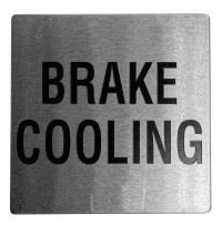 BRAKE COOLING Label Port